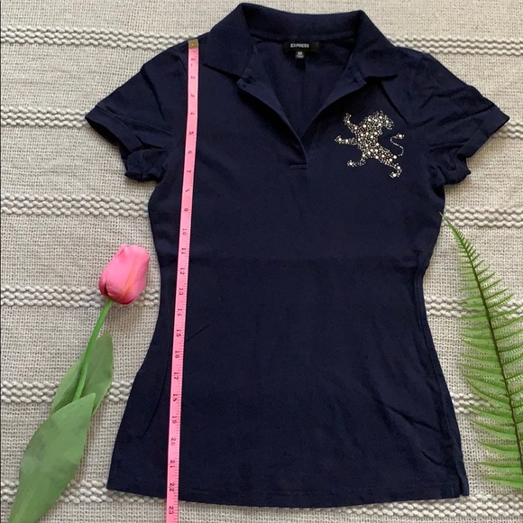2/$10 🌸Express stretch Polo 🌸 - Picture 2 of 5
